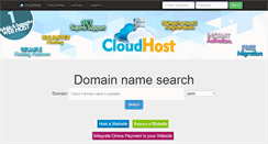 Desktop Screenshot of cloudhost.com.ng